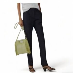 maje Pleated Tailored Trouser w/front pleat & pockets sz eu 36 NEW